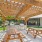 Grilling pergola with picnic tables