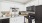 Styled kitchen with white cabinets and black appliances
