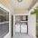 Patio closet with side-by-side washer dryer